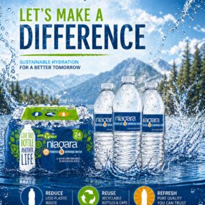 Niagara® Purified Drinking Water – 24 Pack, 16.9 fl oz Bottles